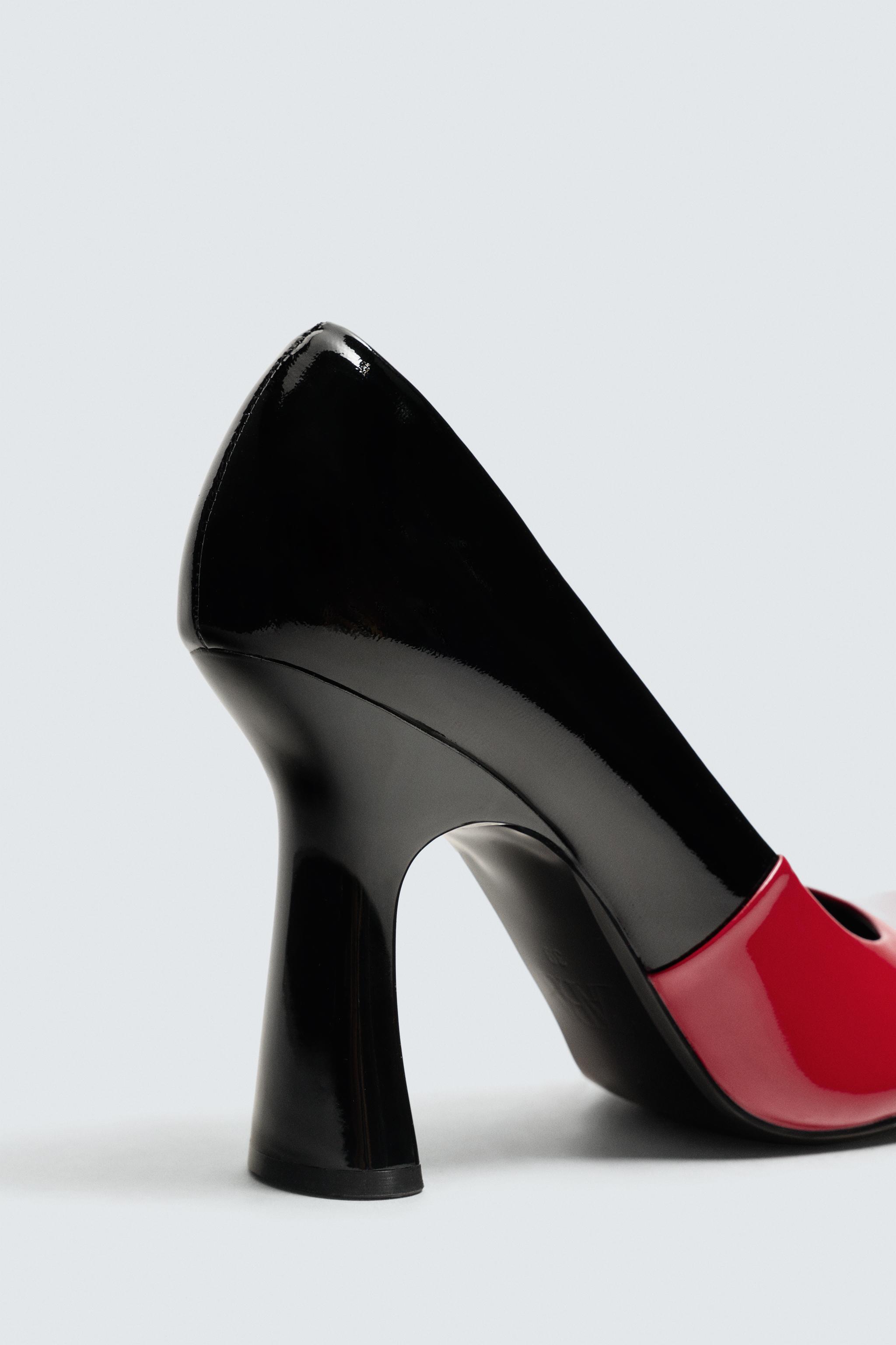 LEATHER HEELED SHOES HARRY LAMBERT FOR ZARA x DISNEY